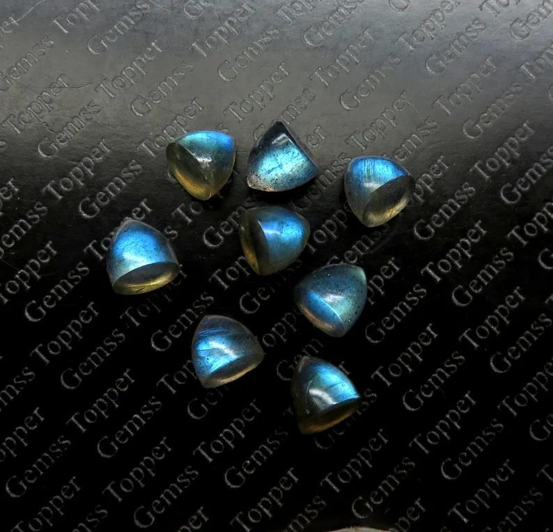 Labradorite 10x10 mm Bullet Cabochon